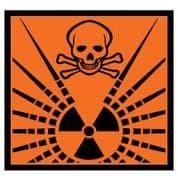 Hazard safety sign - Radioactive 061
