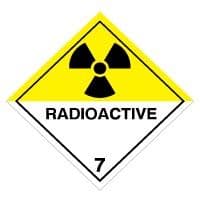 Hazard safety sign - Radioactive (7) 060