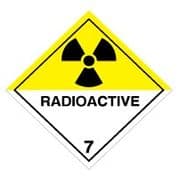 Hazard safety sign - Radioactive (7) 060