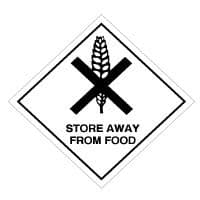 Hazard safety sign - Store Away From Food 064