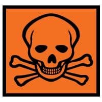 Hazard safety sign - Toxic-Harmful 070