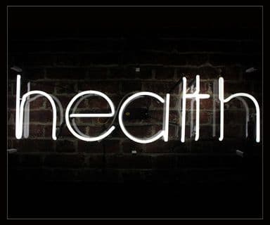 Health Neon Sign