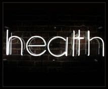 Health Neon Sign