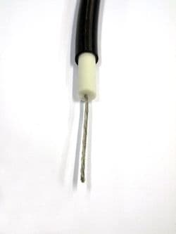 High tension black/white - Double Sheath cable