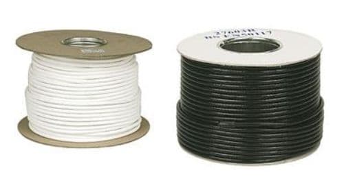 High tension black/white - Double Sheath cable
