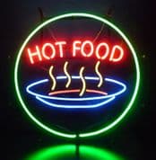 Hot Food Neon Sign