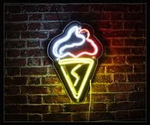 Ice Cream Neon Sign