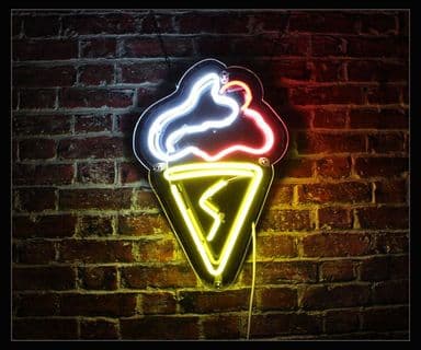 Ice Cream Neon Sign