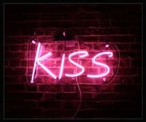 Kiss Neon Sign