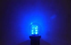 LED colour golf ball light bulbs - BC B22