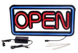 LED Neon Effect OPEN Sign