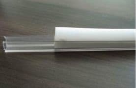 LED Neon Flex Plastic Mounting Channel 1mtr
