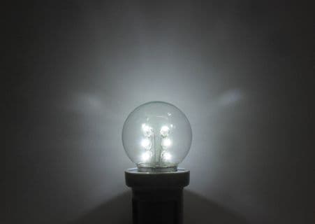 LED white golf ball light bulbs - warm and cool white - BC B22