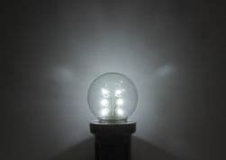 LED white golf ball light bulbs - warm and cool white - BC B22