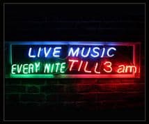 Live Music Every Nite Neon Sign