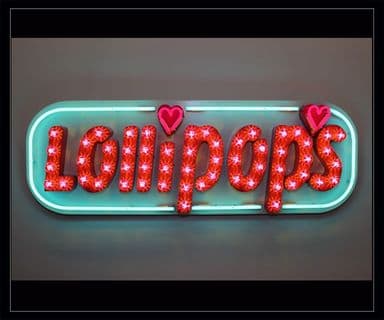 Lollipops Bulb Sign