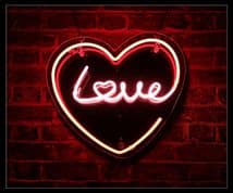 Love in Heart Neon Sign