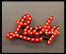 Lucky Bulb Sign