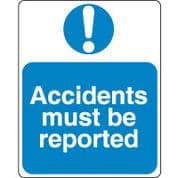 Mandatory Safety Sign - Accidents Must Be... 022