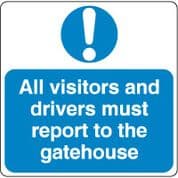 Mandatory Safety Sign - All Visitors 027