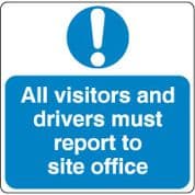 Mandatory Safety Sign - All Visitors 029