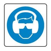Mandatory Safety Sign - Eye & Ear 198