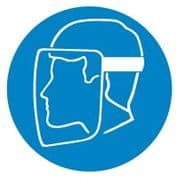 Mandatory Safety Sign - Face shield 003