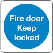Mandatory Safety Sign - Fire Door Keep 52