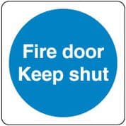 Mandatory Safety Sign - Fire Door Keep Shut 054