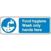 Mandatory Safety Sign - Food Hygiene Hands 065