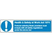 Mandatory Safety Sign - Health & Safety 078