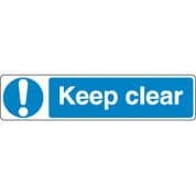 Mandatory Safety Sign - Keep Clear 085