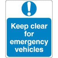 Mandatory Safety Sign - Keep Clear 090