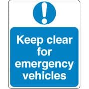 Mandatory Safety Sign - Keep Clear 090