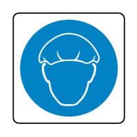 Mandatory Safety Sign - Keep Hair Covered 200