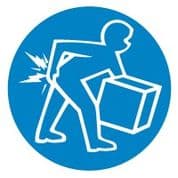 Mandatory Safety Sign - Lift Correctly 009