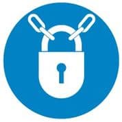 Mandatory Safety Sign - Lock 010