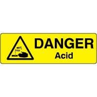 Markers safety sign - Acid 001