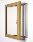 Menu Case Light Wood Effect