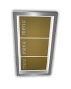 Menu Case Vertical 3 x A4