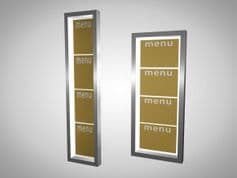Menu Case Vertical 4 x A4