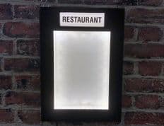 Menu Case with Customisable Header - A4