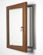 Menu Case Wooden effect Golden Oak