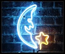 MOON & STAR Neon Sign