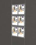 Multi-width LED Light Poster Pockets