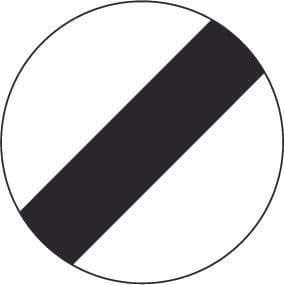 National Speed Limit Applies