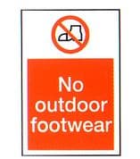 No Outdoor Footwear