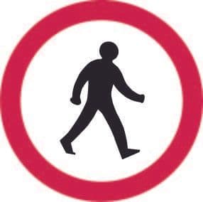 No Pedestrians