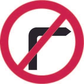 No Right Turn