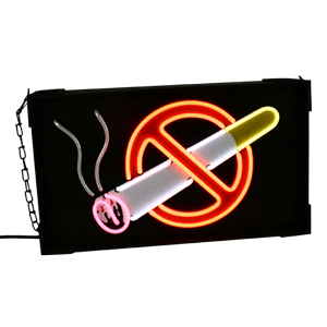 No Smoking Neon Sign